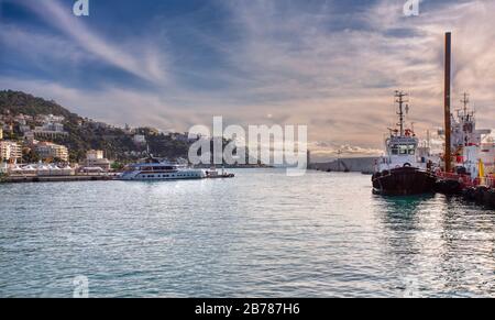 Quai des Etats Unis in Nizza Stockfoto