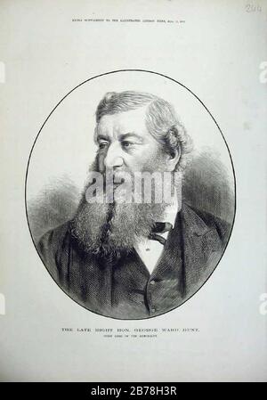 George Ward Hunt. Stockfoto