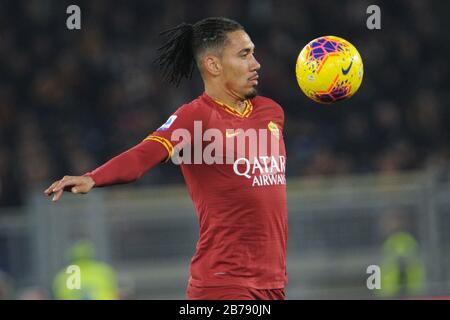 chris smalling (roma) während DER AS Roma Italian Soccer Serie A Saison 2019/20, Roma, Italien, 01. Januar 2020, Fußballspiel der italienischen Serie A Stockfoto