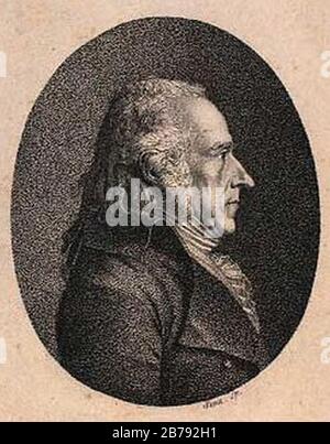 Gerhard Ludvig Lahde 1765-1834. Stockfoto