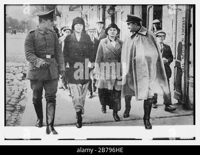 Deutschen in der russischen Stadt Stockfoto