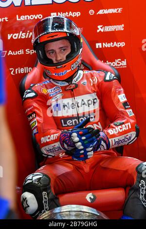 Italien, Italien. Januar 2020. Italienischer motogp-Fahrer, Nummer 4, andrea dovizioso, vom ducati-team während der MotoGP-Fahrer, MotoGP-Weltmeisterschaft in italien, Italien, 01. Januar 2020 Gutschrift: Unabhängige Fotoagentur/Alamy Live News Stockfoto