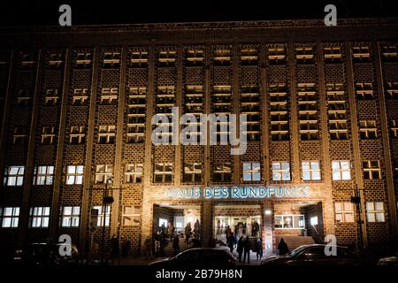 Das Haus des Rundfunks in der Masurenallee Berlin. Die Heimat des Radios Stockfoto