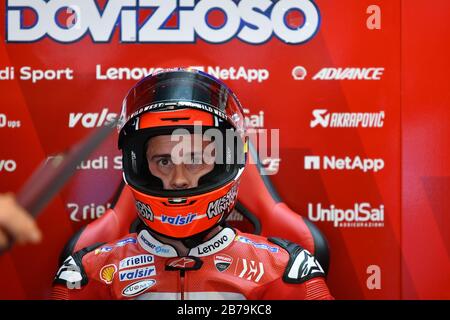 Italien, Italien. Januar 2020. Italien, Italien, 01. Januar 2020, italienischer MotoGP-Fahrer, Nummer 4, Andrea Dovizioso, vom Ducati Team während - Credit: LM/Alessio Marini Credit: Alessio Marini/LPS/ZUMA Wire/Alamy Live News Stockfoto
