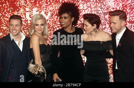 09.11.2017 - London, England, Großbritannien - ITV Gala 2017, London Palladium - Red Carpet Arrivals Photo Shows: Danny Jones, Pixie Lott, Jennifer Hudson, Emma Stockfoto