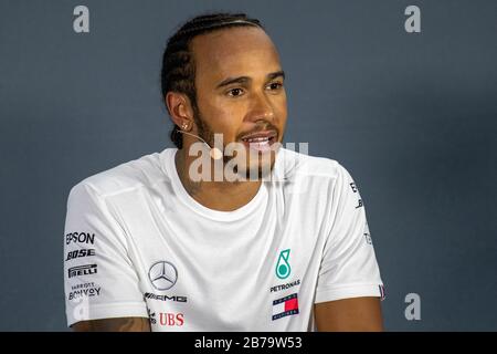 Venezia, Italien. Januar 2020. Venezia, Italien, 01. Januar 2020, 44 Lewis Hamilton (GBR) Mercedes-Amg Petronas Motorspor während - Credit: LM/Alessio Marini Credit: Alessio Marini/LPS/ZUMA Wire/Alamy Live News Stockfoto