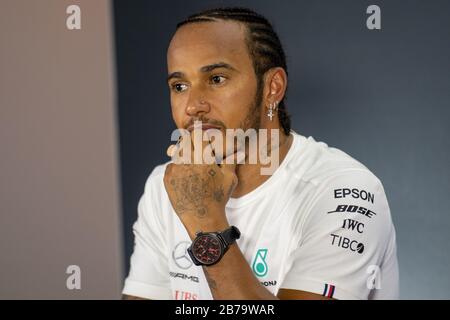 Venezia, Italien. Januar 2020. Venezia, Italien, 01. Januar 2020, 44 Lewis Hamilton (GBR) Mercedes-Amg Petronas Motorspor während - Credit: LM/Alessio Marini Credit: Alessio Marini/LPS/ZUMA Wire/Alamy Live News Stockfoto