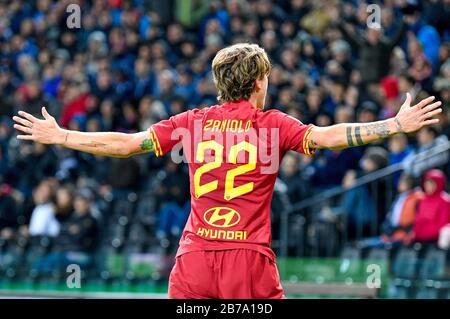 Italien, Italien. Januar 2020. Italien, Italien, 01. Januar 2020, Nicolo Zaniolo dell' A.S. Roma Calcio während - Credit: LM/Alessio Marini Credit: Alessio Marini/LPS/ZUMA Wire/Alamy Live News Stockfoto