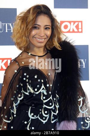 28. November 2017 - London, England, Großbritannien - The Beauty Awards 2017 with OK! , The Pavilion, Tower of London - Red Carpet Arrivals Photo Zeigt: Karen Clifton Stockfoto