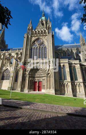 Kathedrale Unserer Lieben Frau von Bayeux, Calvados in der Normandie, Frankreich. Stockfoto