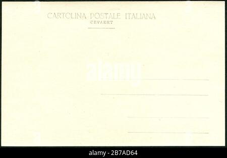 Gevaert Edizione Randazzo N. 0978 - Palermo - Via Matteo Bonello. Verso de la cartolina postale italiana. Stockfoto