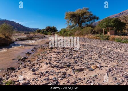 Otro Mundo, Quebrada de la Conchas, Conchas Valley, Quebrada Humahuaca, UNESCO-Welterbe, NW Argentinien, Lateinamerika Stockfoto