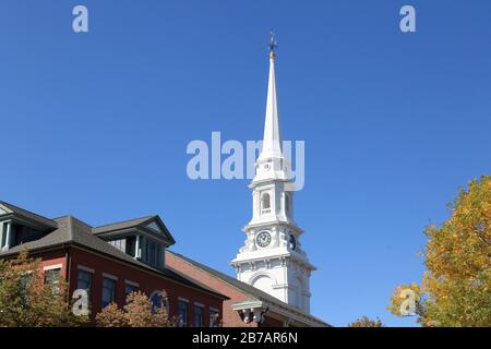 Historische Nordkirche, Portsmouth, New Hampshire, Neuengland, USA, Nordamerika Stockfoto