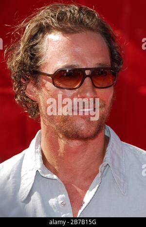 Matthew McConaughey bei den ESPY Awards 2006 - Ankunftshalle im Kodak Theatre in Hollywood, Kalifornien. Die Veranstaltung fand am Mittwoch, den 12. Juli 2006 statt. Foto von: SBM / PictureLux Stockfoto