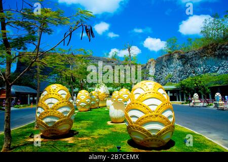 Ungasan, Indonesien - 2. September 2019: Kulturpark Garuda Wisnu Kencana Stockfoto