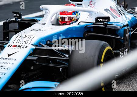 VAE/Abu Dhabi - 12/03/2019 - #63 George Russell (GBR, Williams, FW42) während des Postrenntests auf der Yas Marina Rennstrecke Stockfoto