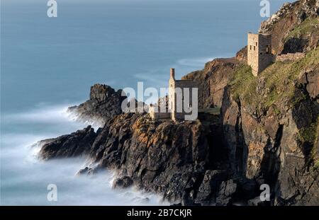 Bottalack Tin Mines, Cornwall Stockfoto