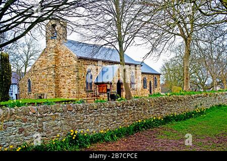 St Mary Magdala Church, Trimdon Village, County Durham, England Stockfoto