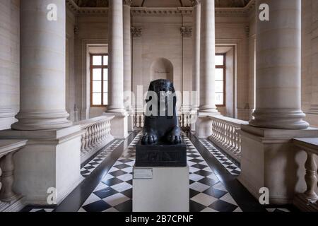 Sphinx von König Hakor im Louvre in Paris, Frankreich, Europa Stockfoto