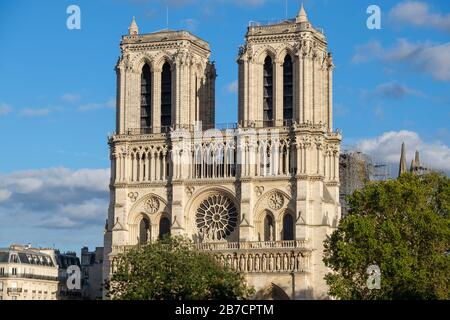 Kathedrale Notre-Dame in Paris, Frankreich, Europa Stockfoto