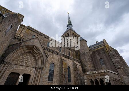 Mont Saint-Michel, Normandie, Frankreich, Europa Stockfoto