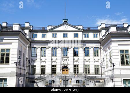 USO-REDAKTION Stockholm, Schweden - 21. Juni 2019: Bonde Palace, ein Palast in Gamla Stan Stockfoto