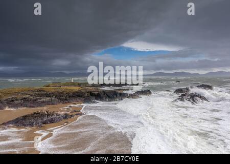 Llanddywn Island (Ynys Llanddwyn), Anglesey, Wales Stockfoto