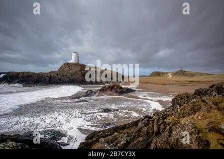 Llanddywn Island (Ynys Llanddwyn), Anglesey, Wales Stockfoto