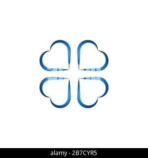 Gesundheitswesen, medizinische Versorgung, Ideen zum Logo. Inspiration Logo Design. Darstellung Des Vektor-Vorlagenbildes. Isoliert Auf Weißem Hintergrund Stock Vektor