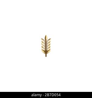 Ideen für das Logo von Weizen, Getreide und Landwirtschaft. Inspiration Logo Design. Darstellung Des Vektor-Vorlagenbildes. Isoliert Auf Weißem Hintergrund Stock Vektor