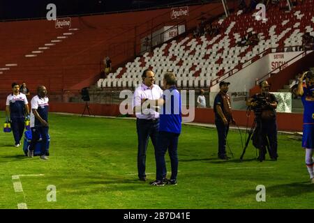 Recife, Brasilien. März 2020. Náutico e Fortaleza spielt für die Copa do Nordeste, im Estádio dos Aflitos, in Recife/PE Credit: Marcelino Luis/FotoArena/Alamy Live News Stockfoto