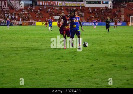 Recife, Brasilien. März 2020. Náutico e Fortaleza spielt für die Copa do Nordeste, im Estádio dos Aflitos, in Recife/PE Credit: Marcelino Luis/FotoArena/Alamy Live News Stockfoto