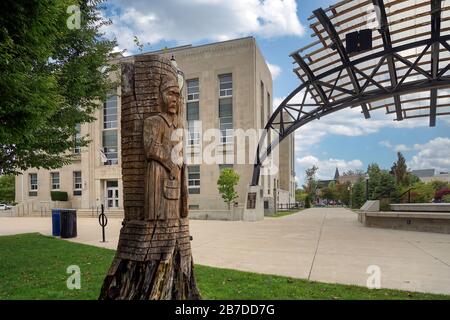 Das Gerichtsgebäude in Goderich, Ontario, Kanada, Nordamerika Stockfoto
