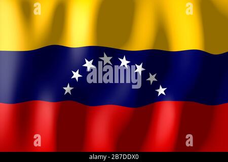 Venezuela - Flagge Stockfoto