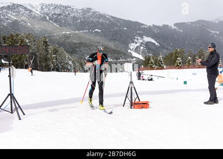 Nachmittag, Alpin, andorra, Hintergrund, schön, blau, cirque, Destinationen, Ökologie, Lager, Umwelt, Erosion, Abend, Wald, frankreich, glazial Stockfoto