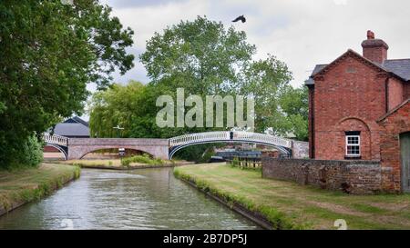 Braunston Junction am Grand Union Canal und Oxford Canal (North), Warwickshire, England, Großbritannien Stockfoto