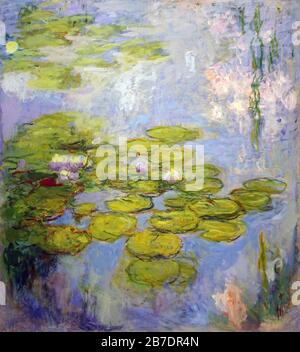 Seerosen 1916-1919 von Claude Monet.(1840-1926) Oscar-Claude Monet Stockfoto