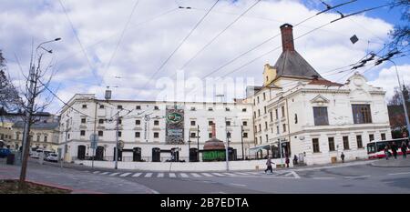 Starobrno Brauerei am Mendlovo-Platz in Brünn, Südmährische Region, Tschechien, 8. März 2020. (CTK Foto/Libor Sojka) Stockfoto