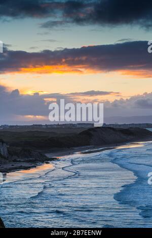 White Rocks Beach, Portrush Stockfoto