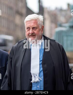 Gordon Jackson QC am High Court in Edinburgh. Stockfoto