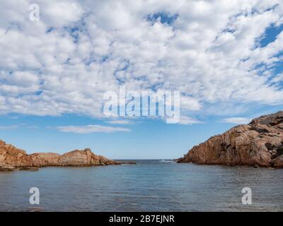 Der Strand von cala Crucitta in caprera, la maddalena Insel, sardinien Stockfoto