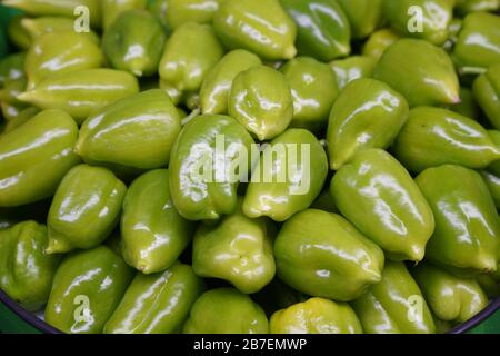 Obst und Gemüse auf biologischem Jahrmarkt-Foto Stockfoto