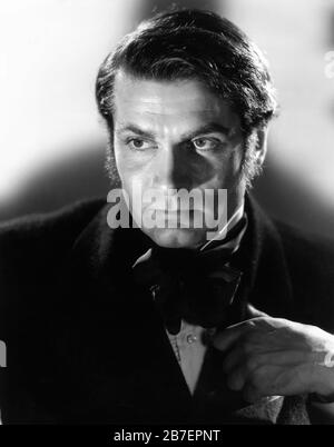 Laurence OLIVIER Portrait als Heathcliff in WUTHERING HÖHEN 1939 Regisseur WILLIAM WYLER Drehbuch Ben Hecht und Charles MacArthur Roman Emily Bronte The Samuel Goldwyn Company/United Artists Stockfoto