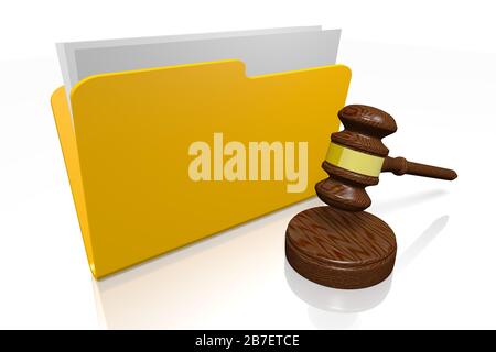 Dateiordner-Konzept Stockfoto