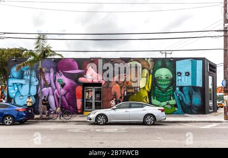 Wynwood Art District, Miami, Florida, USA. Stockfoto