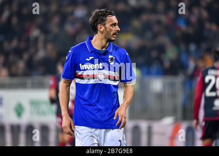 Cagliari, Italien. Januar 2020. cagliari, Italien, 01. Januar 2020, Manolo Gabbiadini von Sampdoria während - Credit: LM/Luigi Canu Credit: Luigi Canu/LPS/ZUMA Wire/Alamy Live News Stockfoto