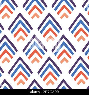 Die nahtlose Vektor Muster in geometrischen ornamentalen Stil Stock Vektor