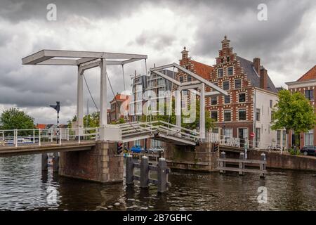 Der Gravestenebrug in Haarlem in den Niederlanden Stockfoto