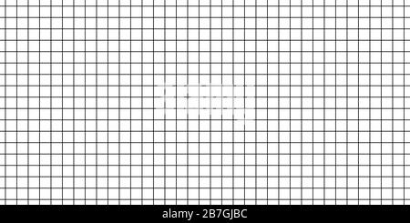 Quadratisches geometrisches Rastermuster. Millimetrisches Plotterpapier Stock Vektor