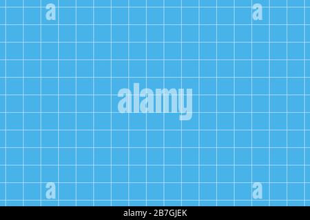 Quadratisches geometrisches Rastermuster. Millimetrisches Plotterpapier Stock Vektor